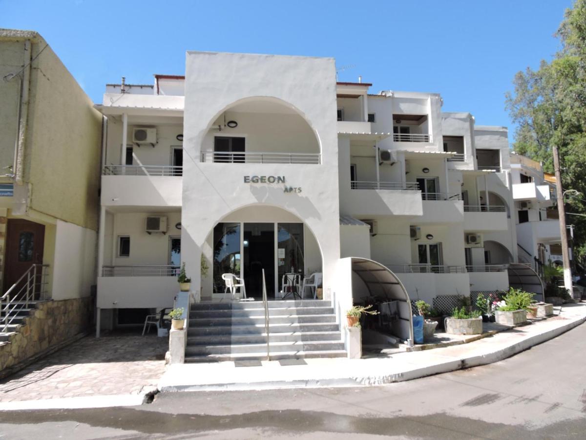Egeon Rooms And Studios Georgioupoli Exteriör bild